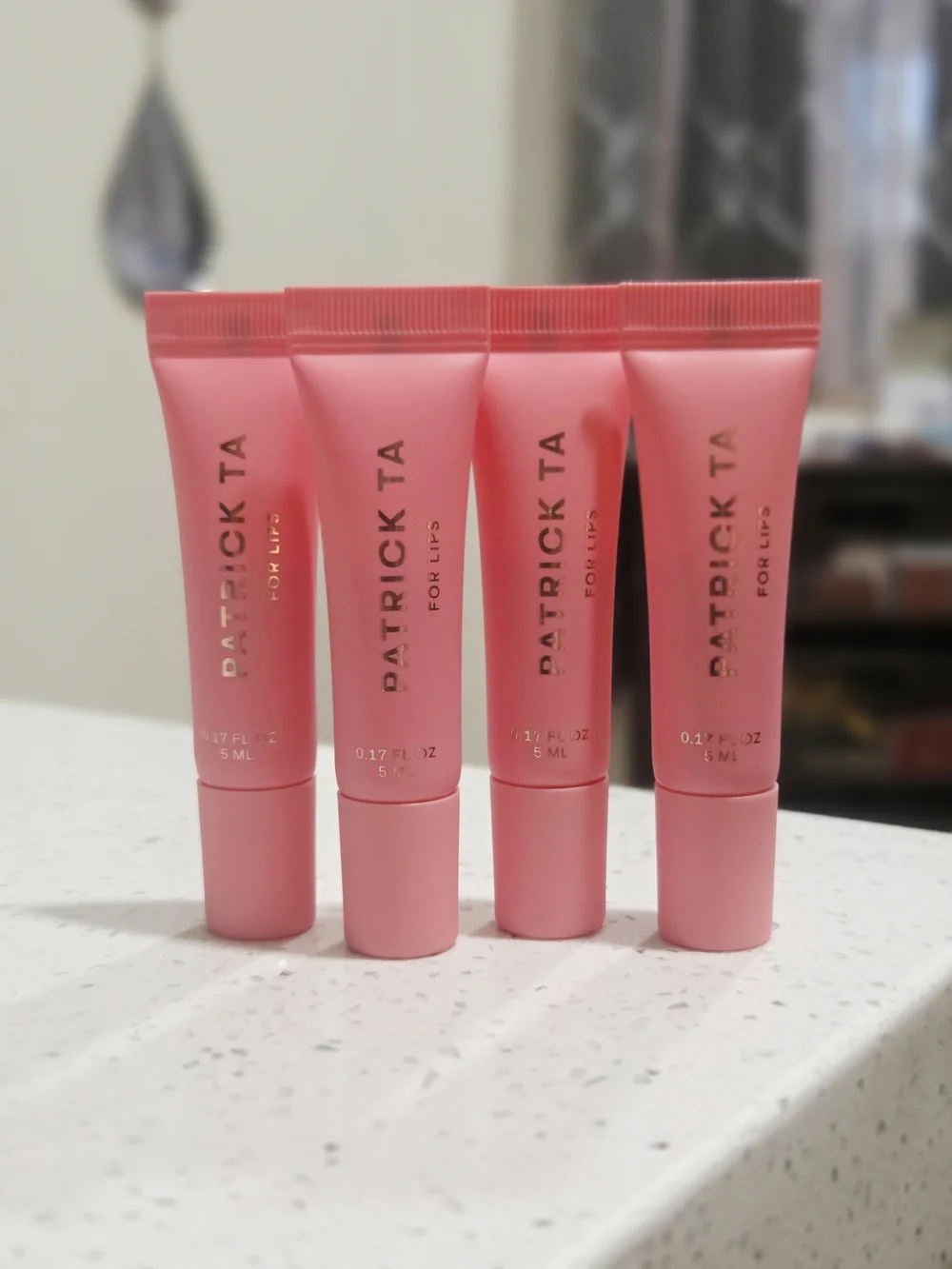 Patrick Ta For Lips Pink Lip Gloss Tube - Hydrating Shine X4